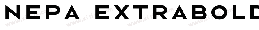 NEPA ExtraBold字体转换